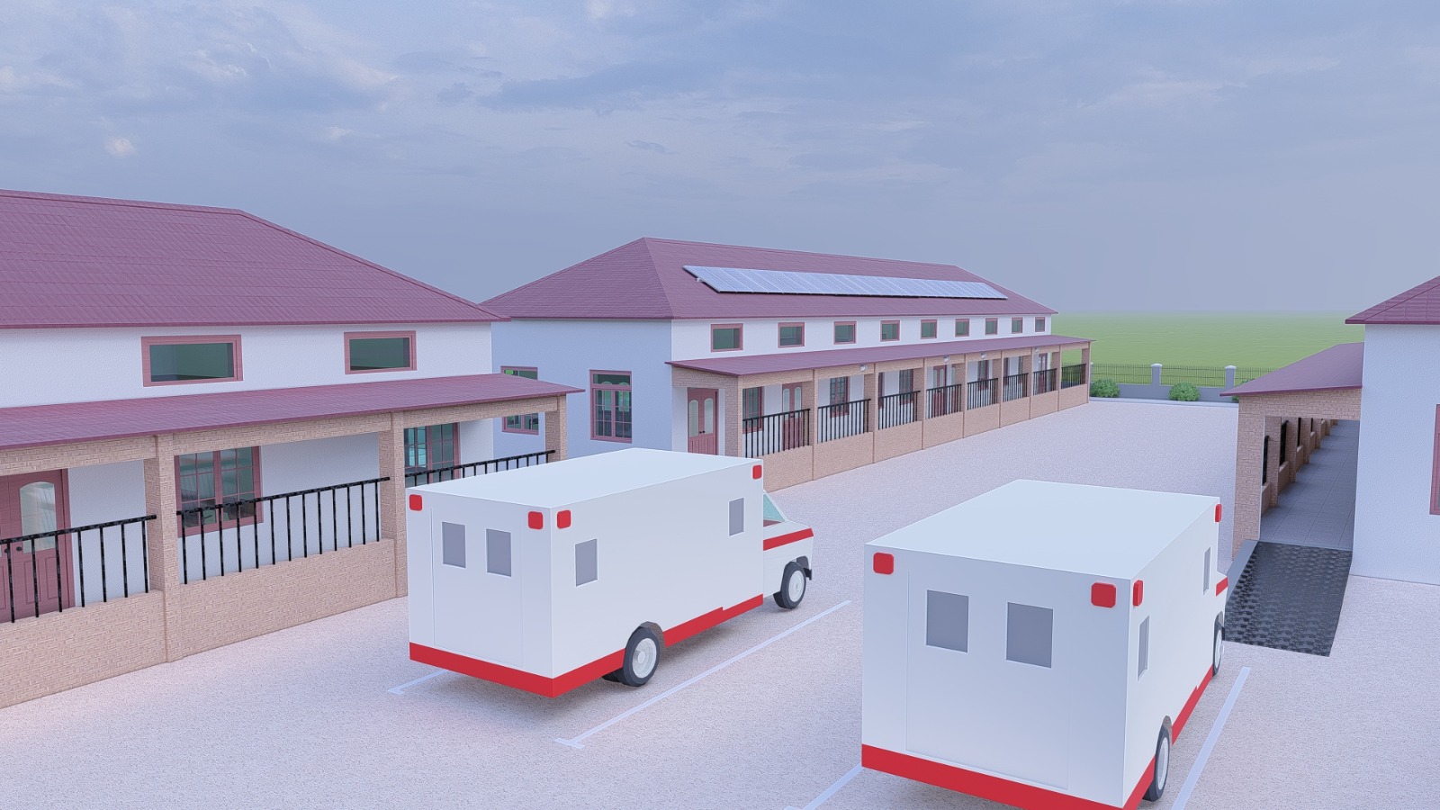 Medical center ambulances