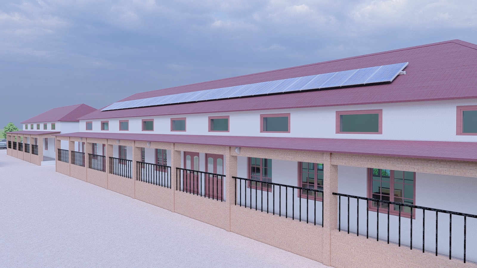 Medical center exterior design