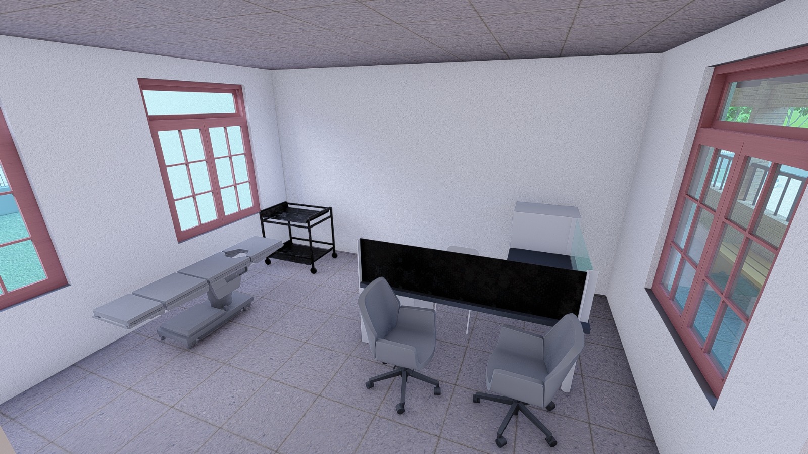 Medical center interior design